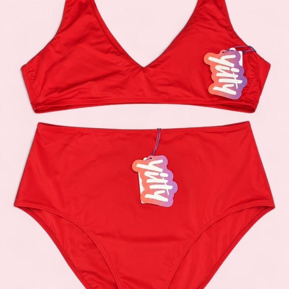 NWT YITTY SHAPING SWIM BIKINI | RED | XL | $110 RETAIL